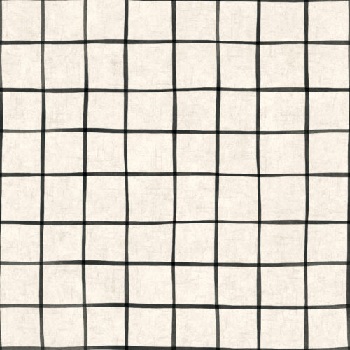 AllStar Grid BlackandCream Textured