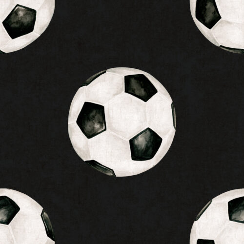 AllStar Soccer Black Textured