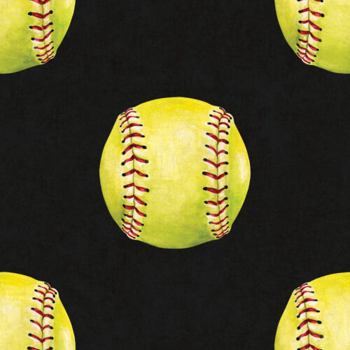 AllStar Softball Black Textured