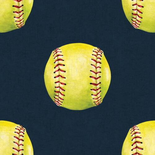 AllStar Softball NavyBlue Textured