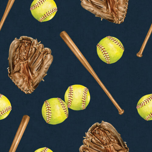 AllStar SoftballGame NavyBlue Textured