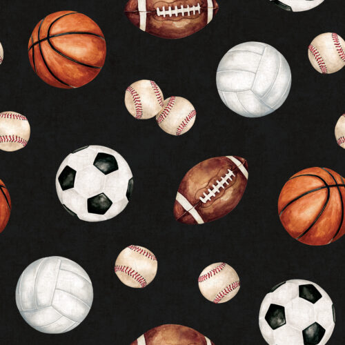 AllStar Sports Black Textured