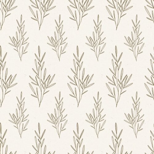 Autumn Amethyst Inkedsprig Cream