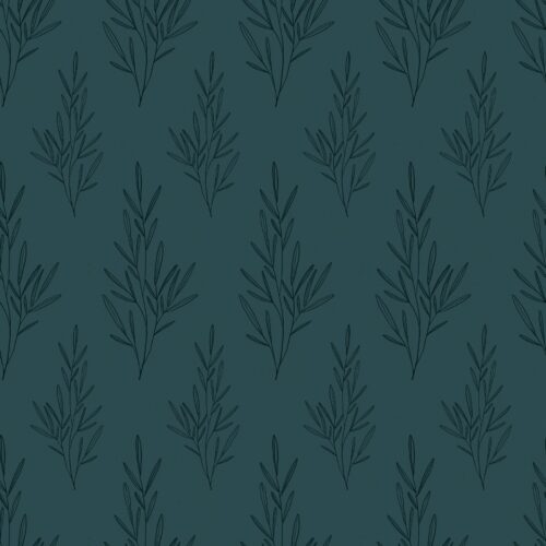 Autumn Amethyst Inkedsprig Darkblue