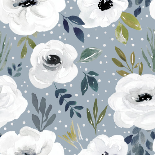 Avaleigh Floral on Light Blue