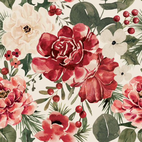 ChristmasFloral Cream