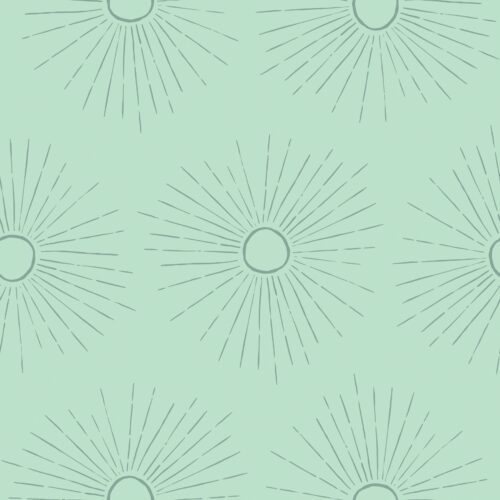 Callisto Moon Boho Mint Sunburst