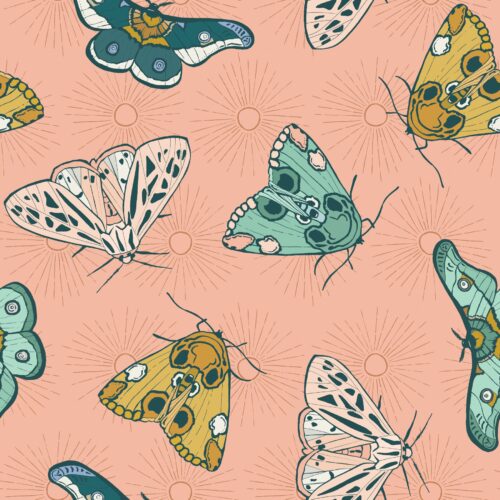 Callisto Moon Colorfulmoths Pink