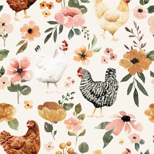 Charlotte Floral Charlotte Floral Chickens