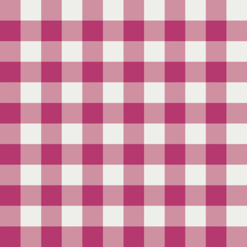ClaireJewelTone Gingham DarkPink