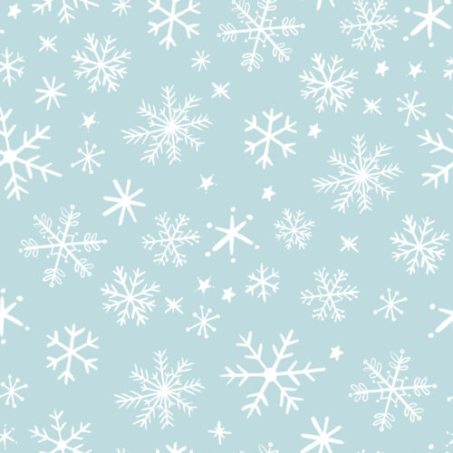 Snowflakes LightBlue