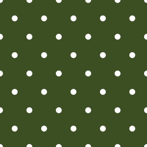 Dinosaur Christmas Polkadots Green