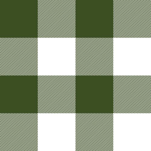 Dinosaur Christmas Plaid Green