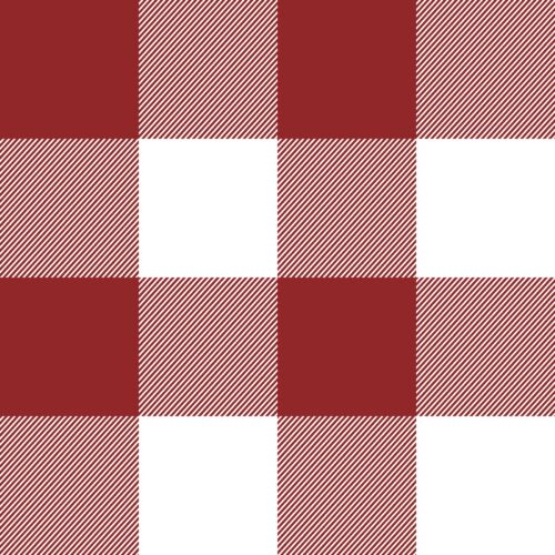 Dinosaur Christmas Plaid Red