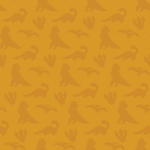 12x12 DinoSilhouette Orange