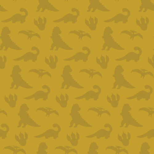 12x12 DinoSilhouette Yellow