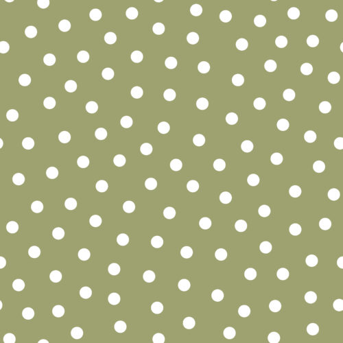 Easter Bunny Green Polka Dot