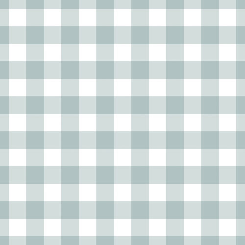 Easter Bunny Light Blue Gingham