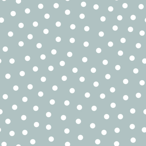 Easter Bunny Light Blue Polka Dot