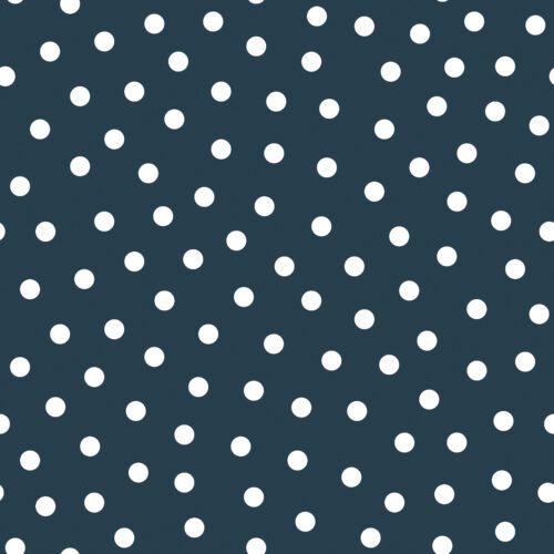 Easter Bunny Navy Blue Polka Dot