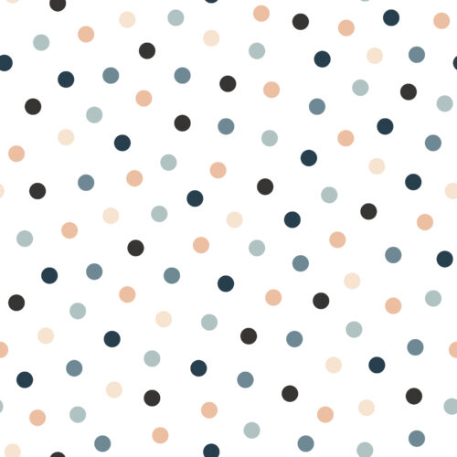 Easter Bunny Sweet Multi Color Polka Dot