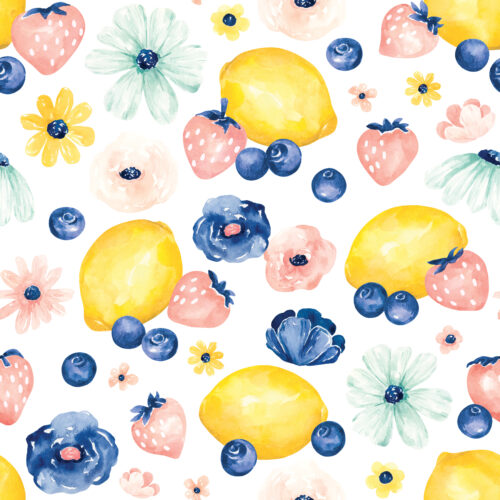 LemonBerry Floral White