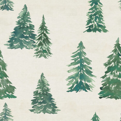 FrmhsCmasBurlap CmasTrees Green