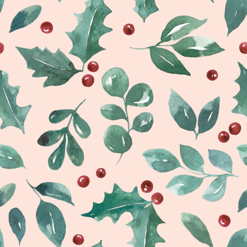 FrmhsCmasPink HollyBerries