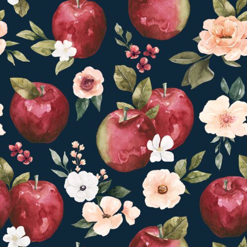 Felicity Applefloral Navyblue
