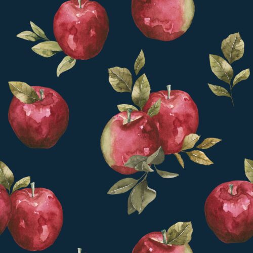Felicity Apples Navyblue