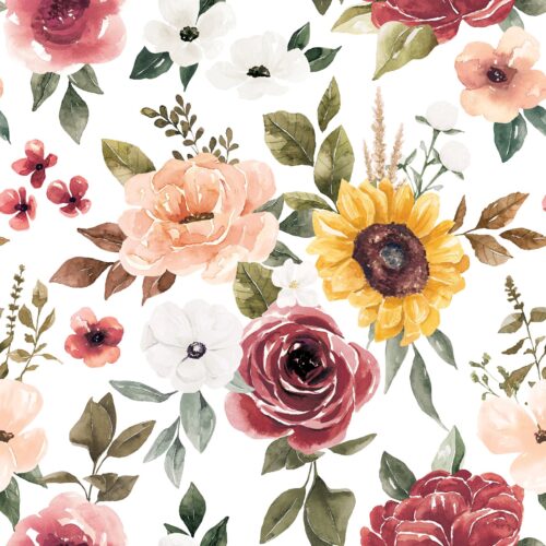 Felicity Autumnbouquet White