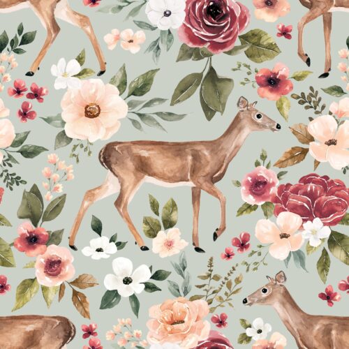 Felicity Deerfloral Blue
