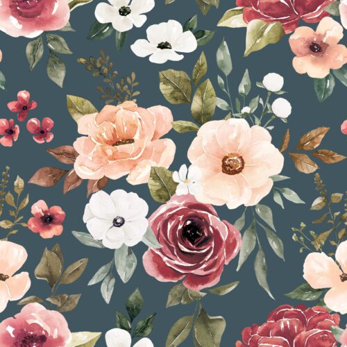 Felicity Floral Nightblue