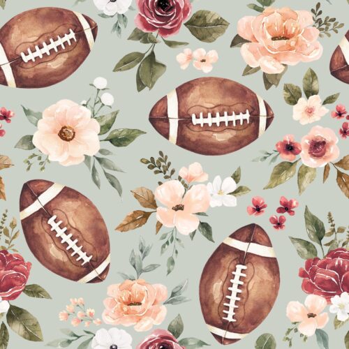 Felicity Footballfloral Blue