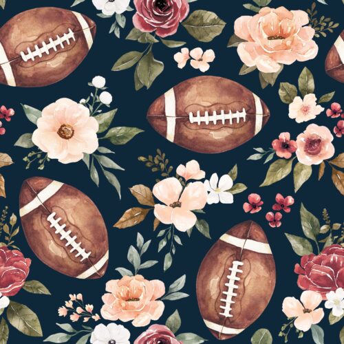 Felicity Footballfloral Navyblue