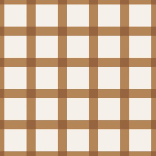 Felicity Gingham Caramel Cream
