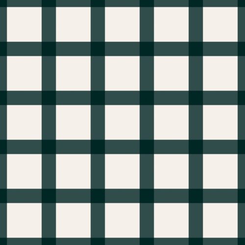 Felicity Gingham Emerald Cream
