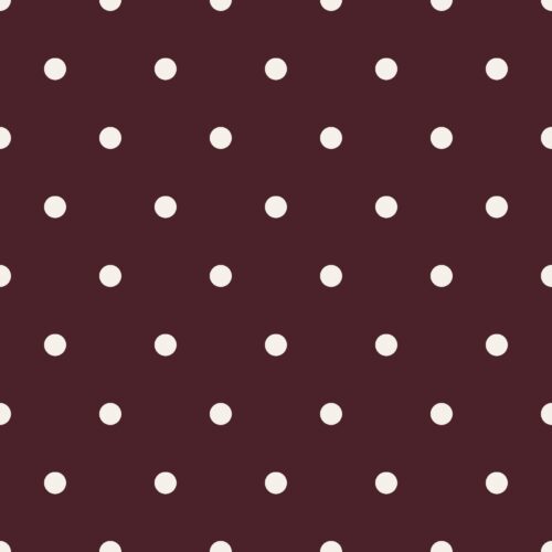 Felicity Polkadots Maroon Cream