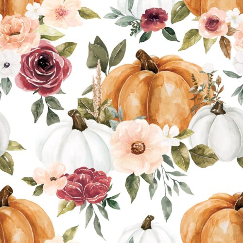 Felicity Pumpkinfloral White