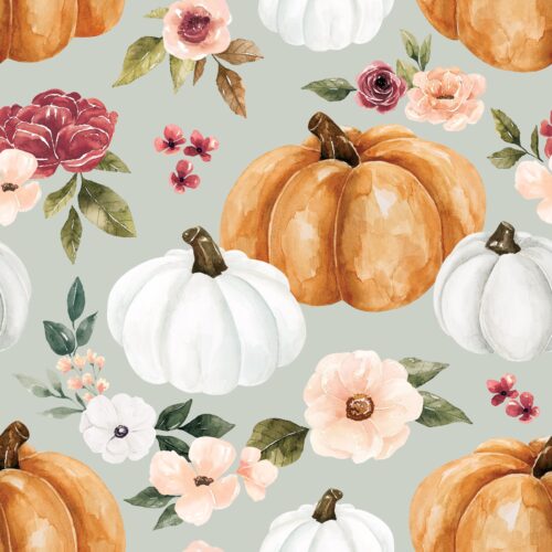 Felicity Pumpkinflowers Blue