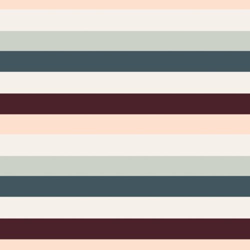 Felicity Stripes Marooncream
