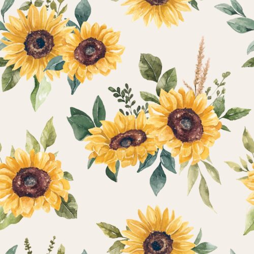 Felicity Sunflowers Cream