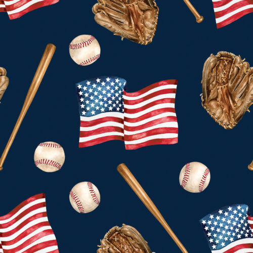 AmericanFlag Baseball Blue