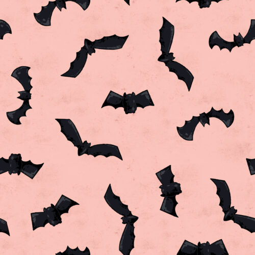 Halloween Bats Pink