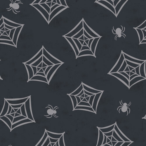 Halloween Spiders Black