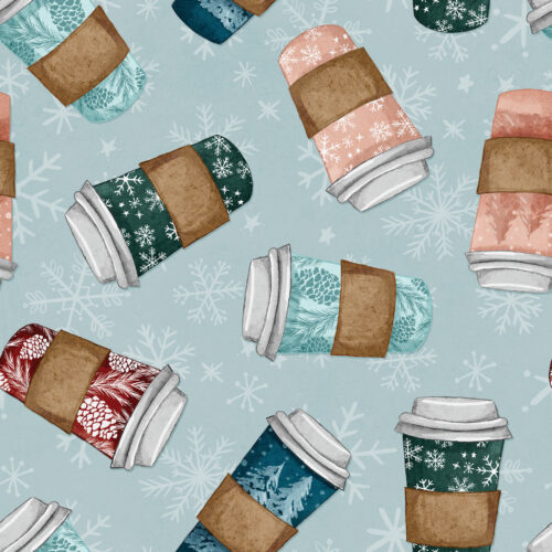 HappyHyggeCmas Coffee LtBlue