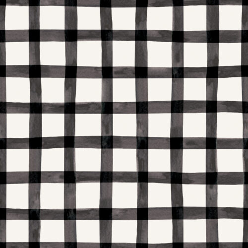 HollyandPine PaintedPlaid BlackCream