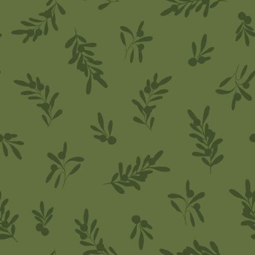 HollyandPine TonalSprigs Green