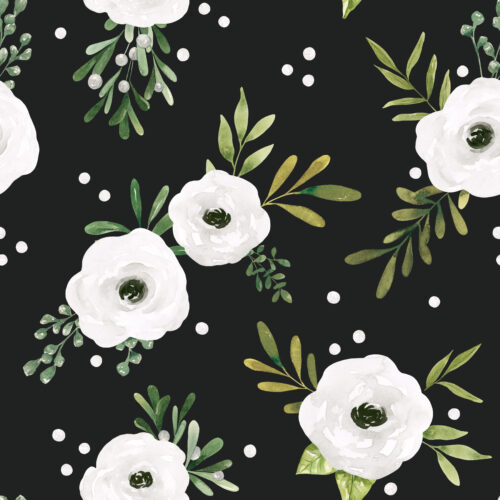 HollyandPine WinterRose Black