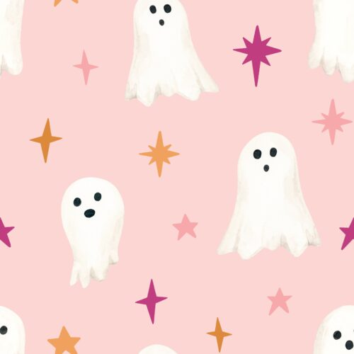 Little Boo Ghost Sparkles Pink